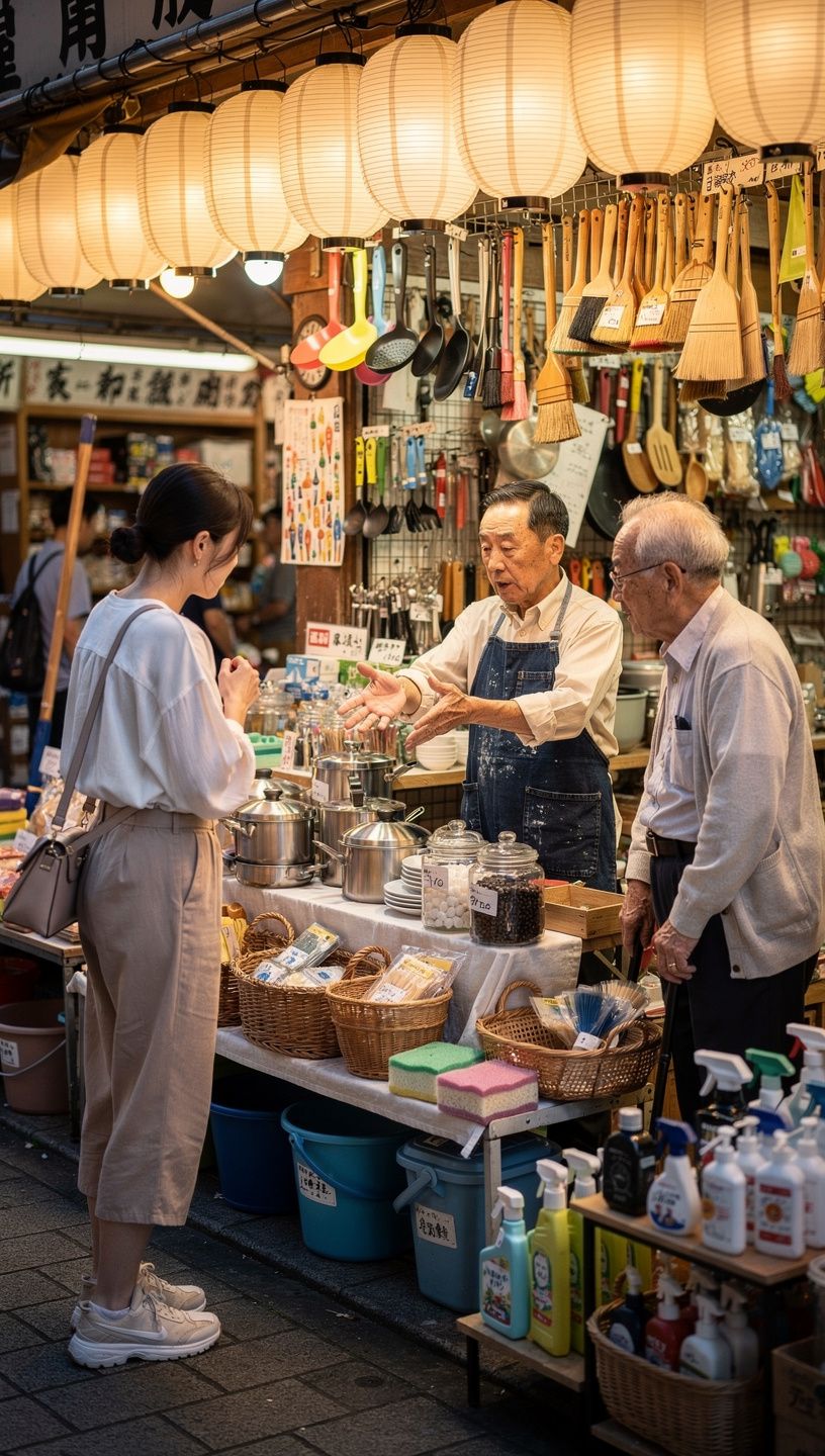 玄関に置かれた靴の整理棚とコート掛け